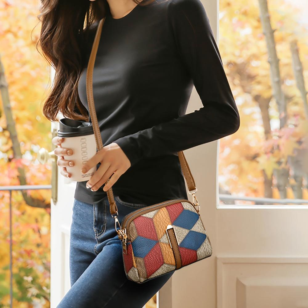 Luna | Mini Bolso Bandolera de Patchwork