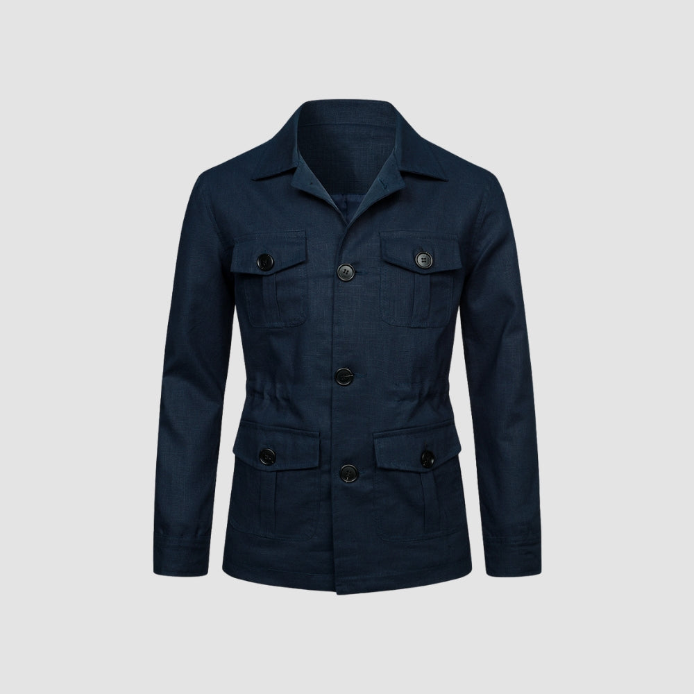 Abrigo Corto de Caza Estilo Old Money Casual