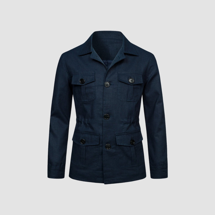 Abrigo Corto de Caza Estilo Old Money Casual