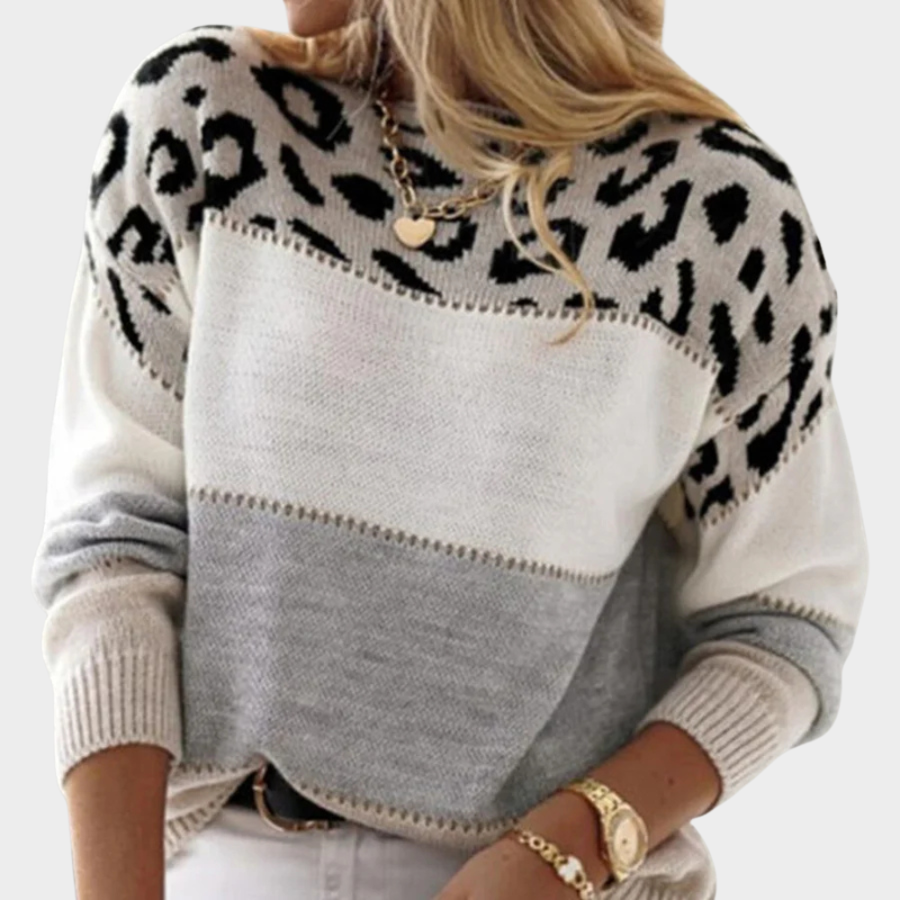 Zaya | Suéter Estampado Leopardo
