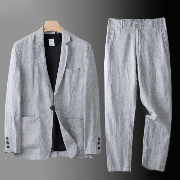 Conjunto elegante de lino