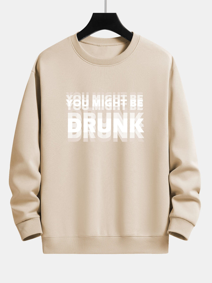 Sudadera de Corte Relajado con Estampado