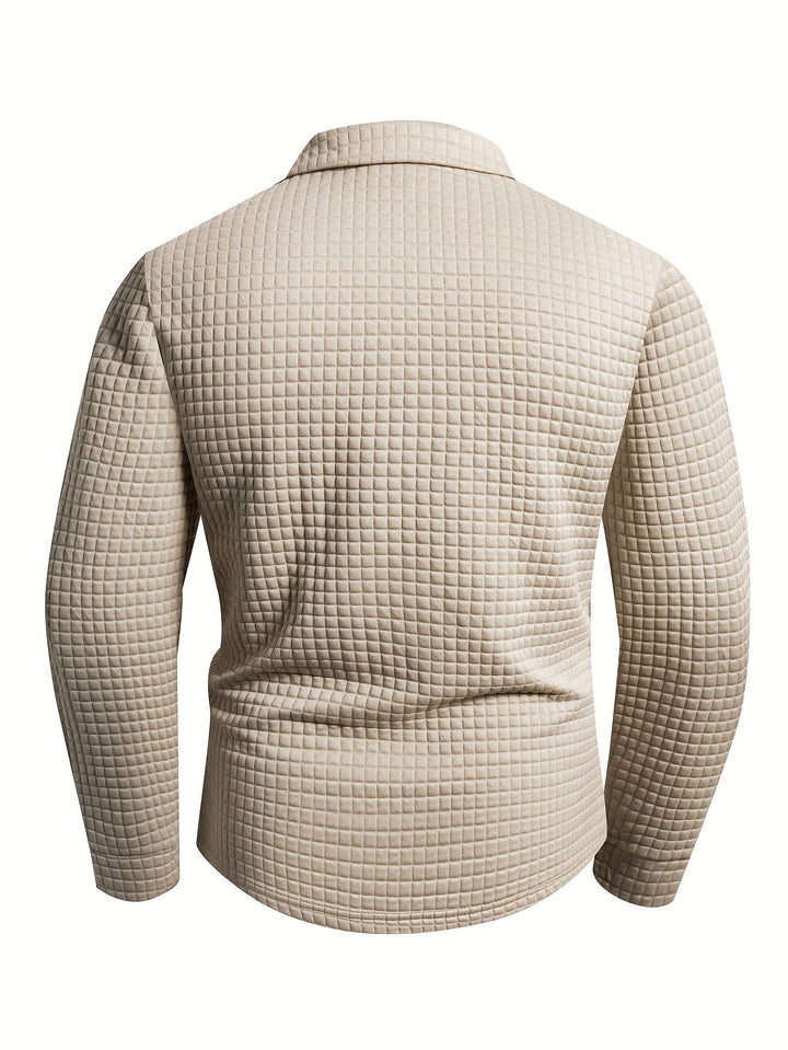 Juergen - Camisa Casual de Manga Larga con Botones