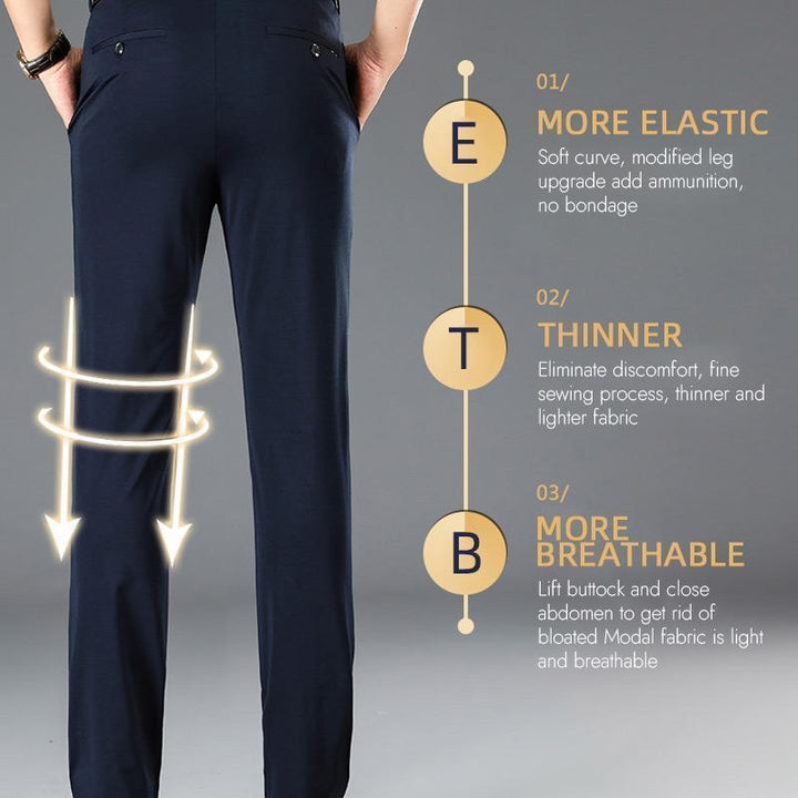 Pantalones Clásicos de Alta Elasticidad para Hombre