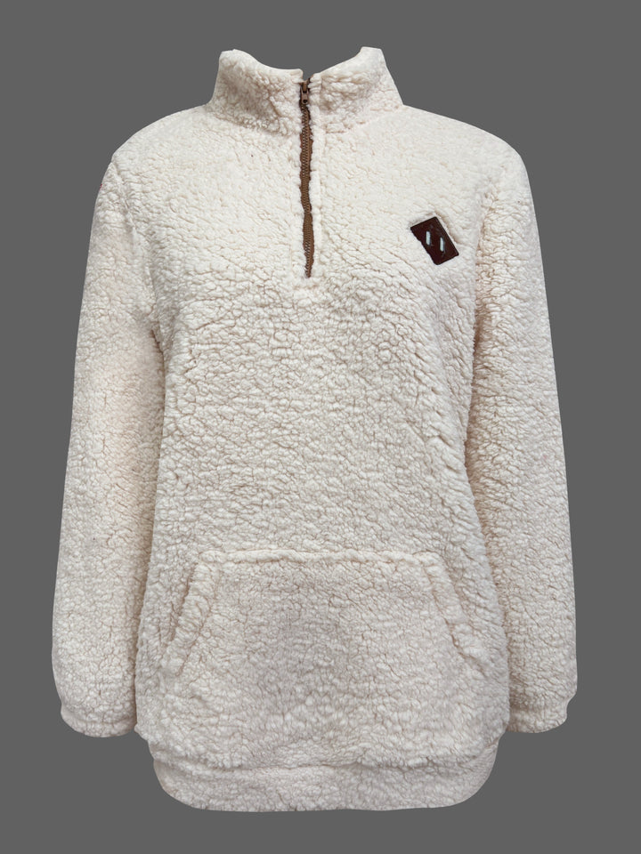 Willemien - Sudadera de Forro Polar con Cremallera y Manga Larga