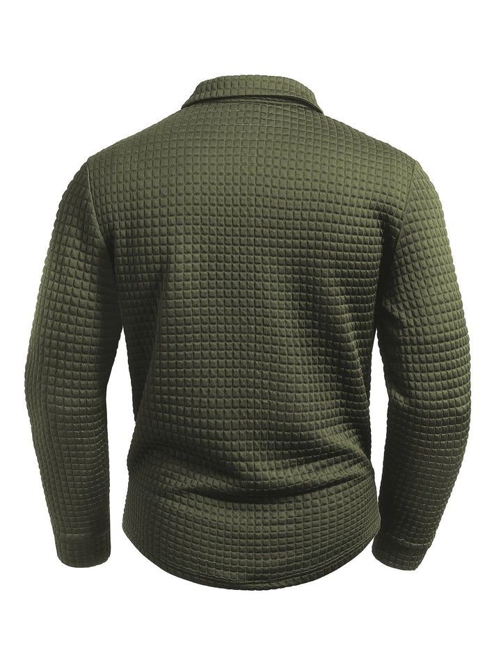 Juergen - Camisa Casual de Manga Larga con Botones
