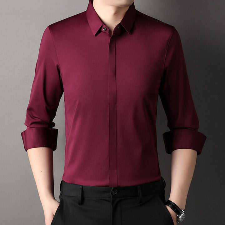 Pietro | Camisa elástica sin planchado para hombre