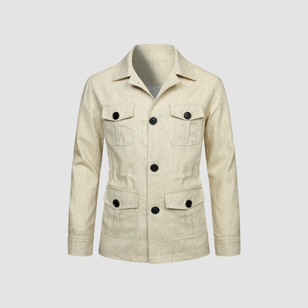 Abrigo Corto de Caza Estilo Old Money Casual