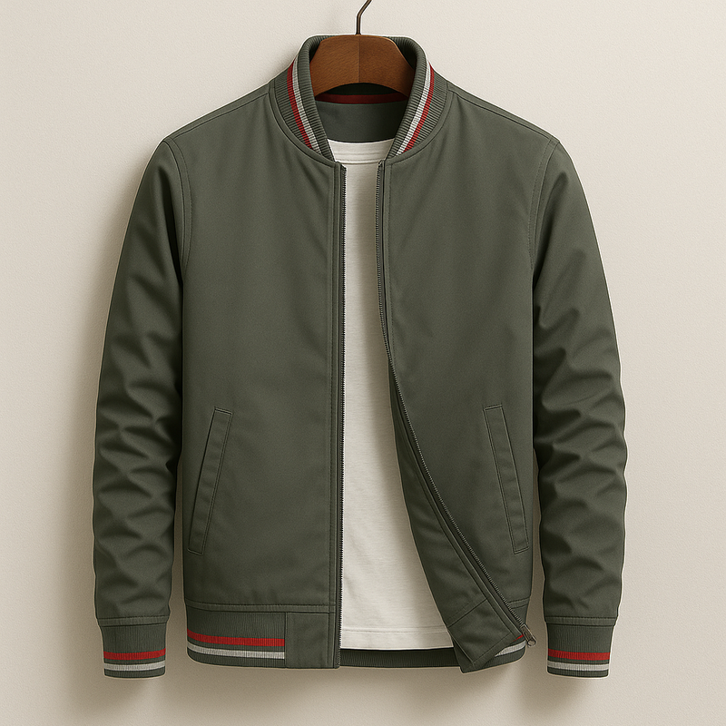 Chez Monsieur | Chaqueta Bomber a Rayas Estilosa