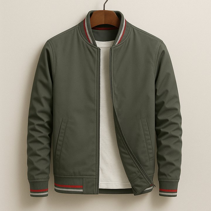 Chez Monsieur | Chaqueta Bomber a Rayas Estilosa