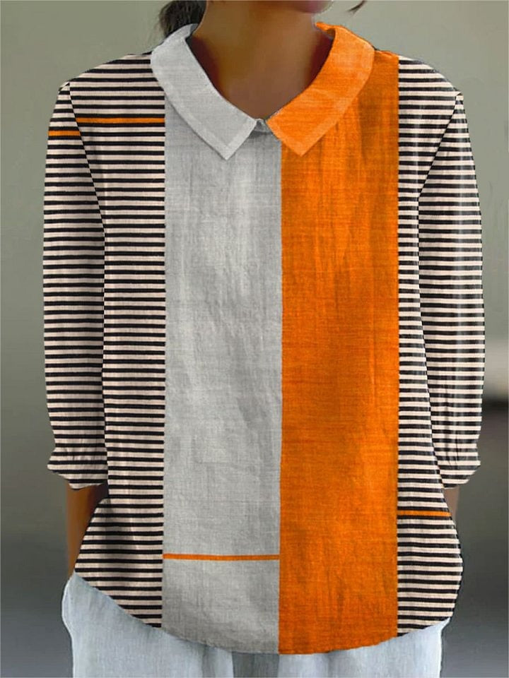 Vestido Casual Boho Vintage con Estampado de Geometría para Mujer