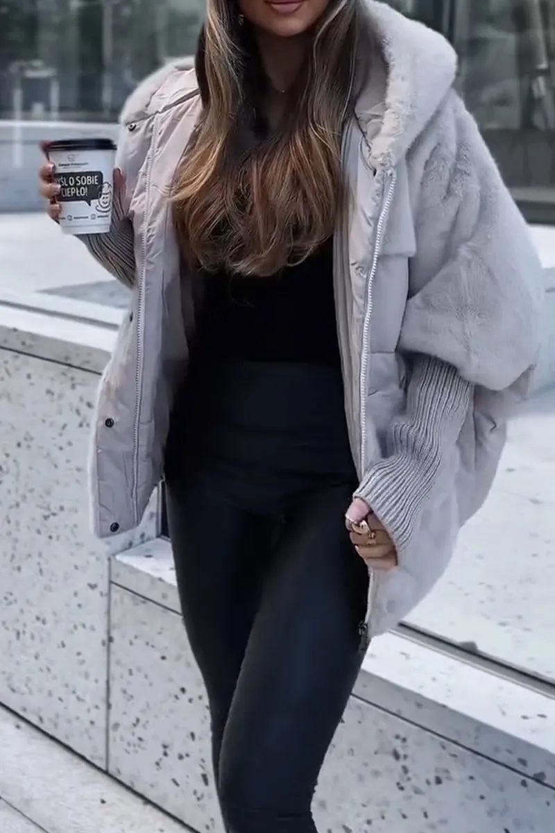 Riley | Chaqueta Bomber con Capucha Moderna y Lujosa