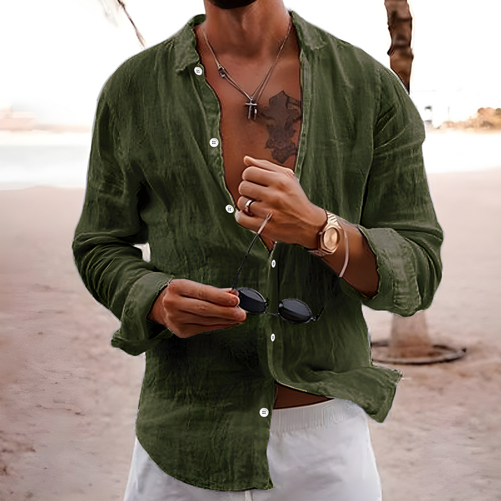 Camisa de verano en algodón natural