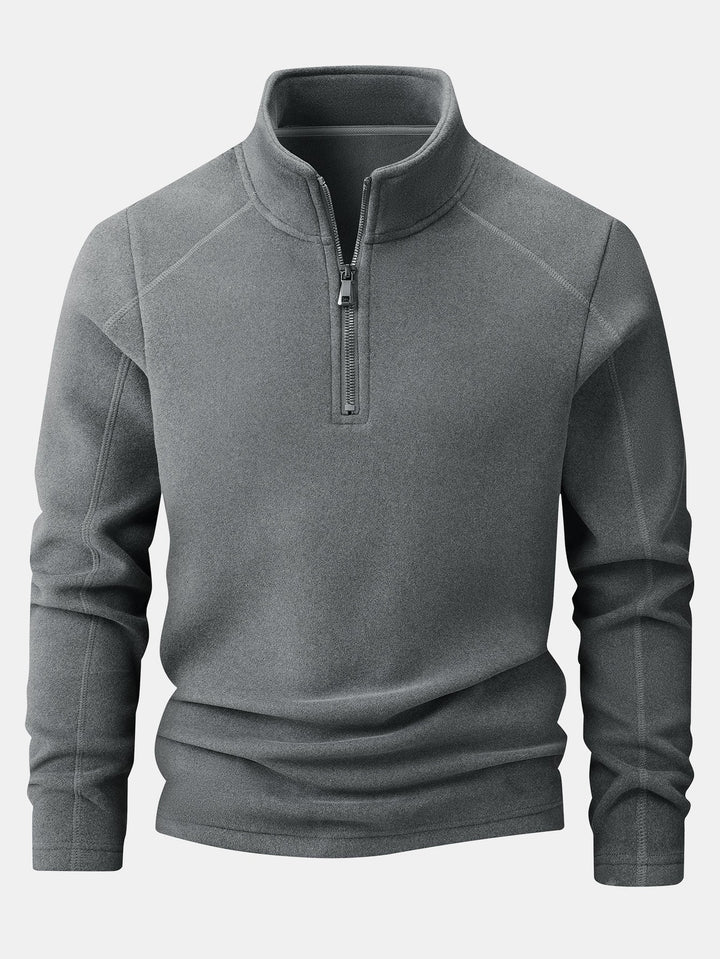 Sudadera Polar con Cremallera de un Cuarto