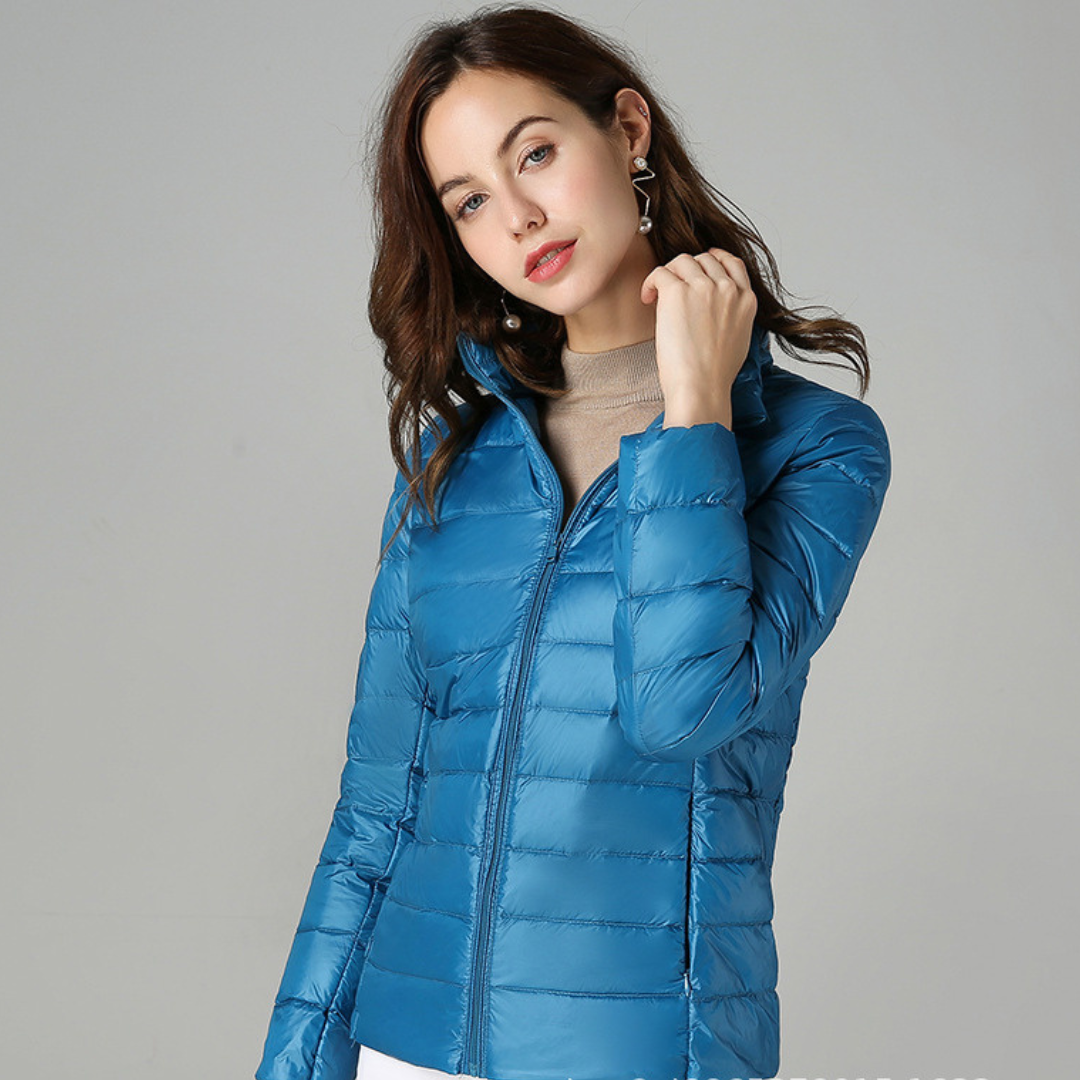 Aurora - Nueva Chaqueta Ultraligera con Plumón de Pato Blanco