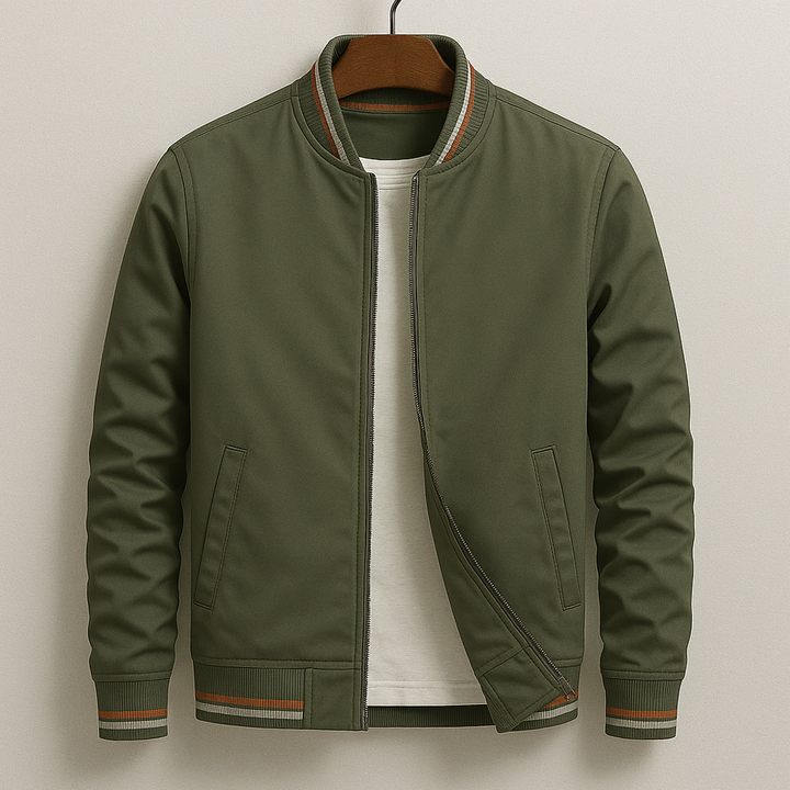 Chez Monsieur | Chaqueta Bomber a Rayas Estilosa