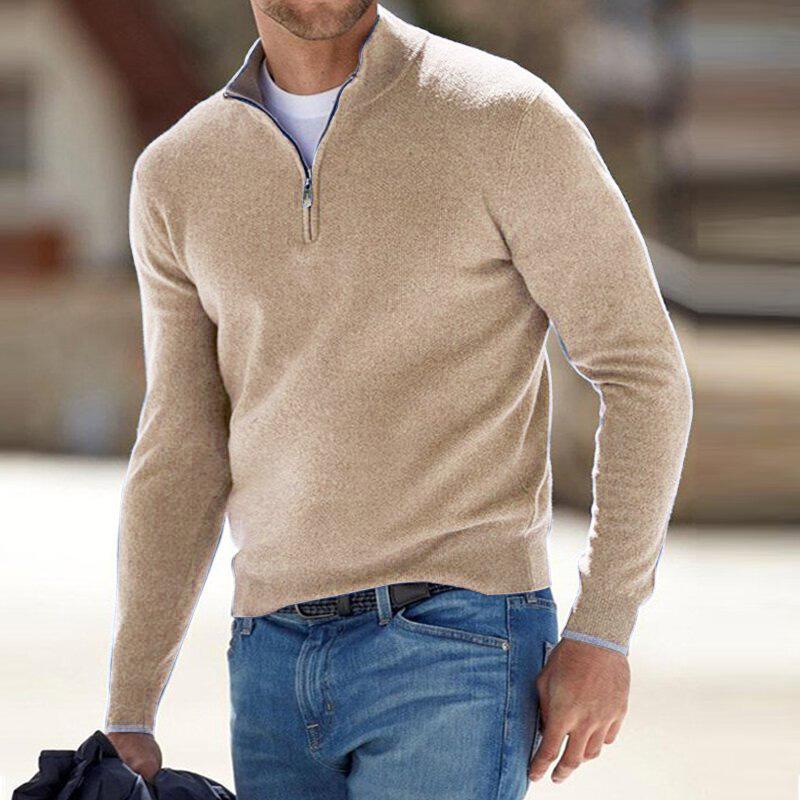 Erik – Suéter premium con cremallera