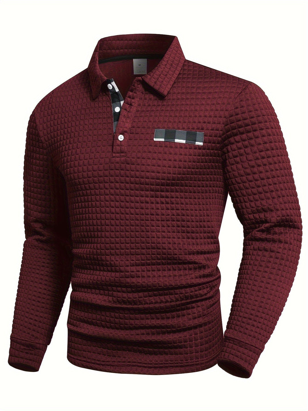 Juergen - Camisa Casual de Manga Larga con Botones