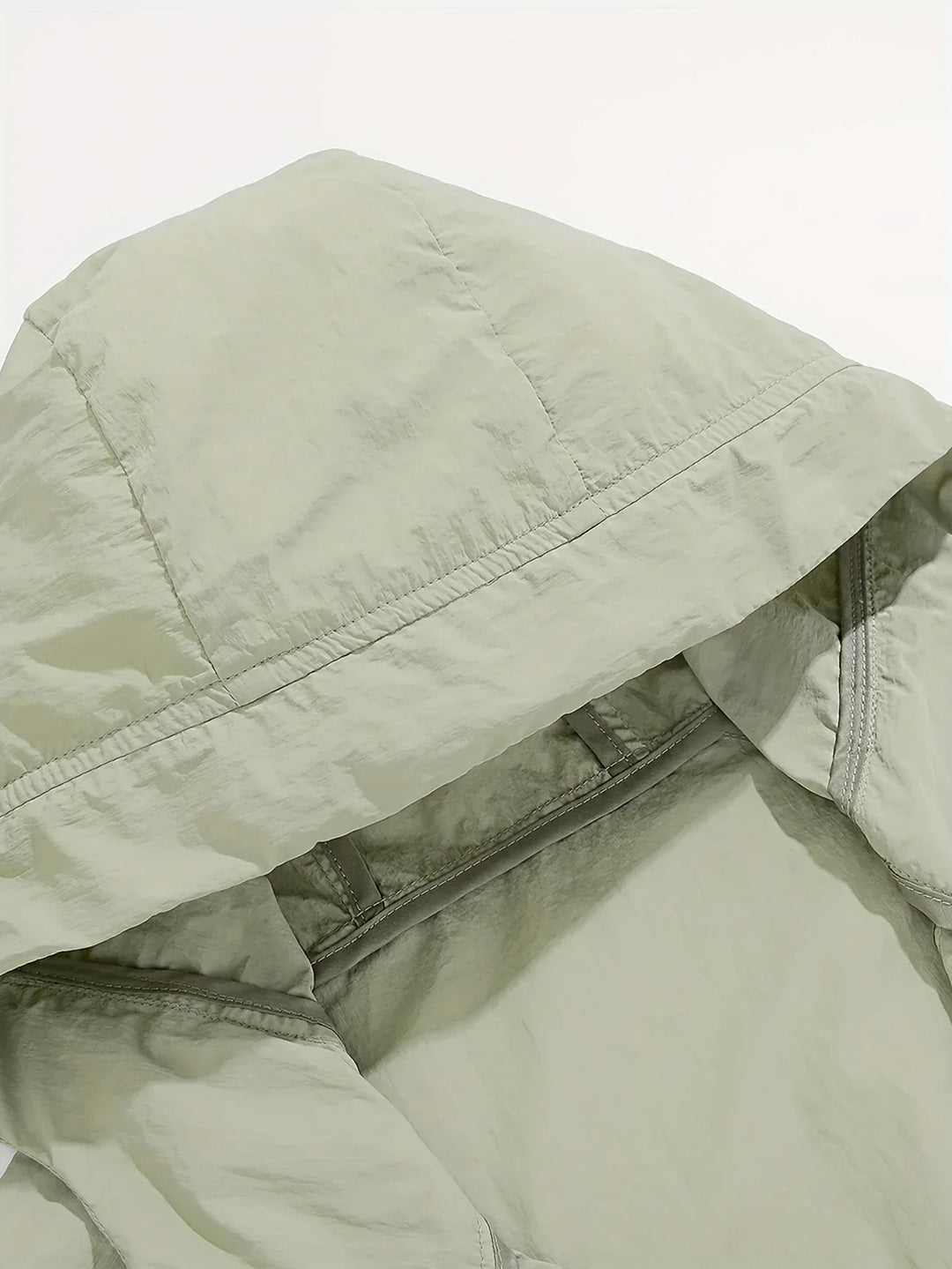 Carter - Chaqueta cortavientos impermeable para exteriores con capucha ajustable