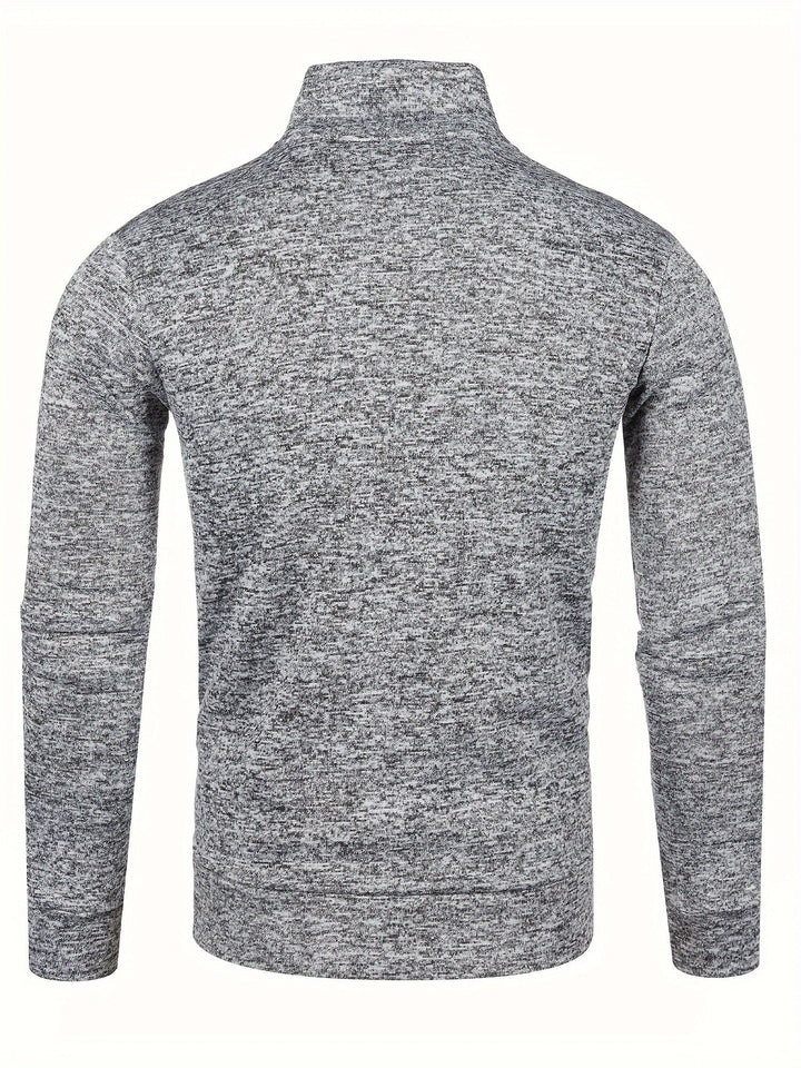 Grzegorz – Chaqueta de Punto de Manga Larga con Cremallera
