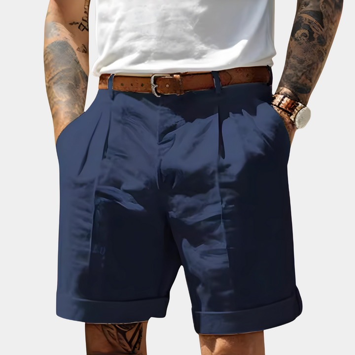 Bermudas elegantes de algodón transpirable