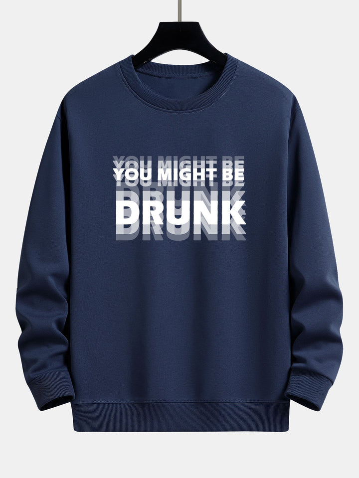 Sudadera de Corte Relajado con Estampado