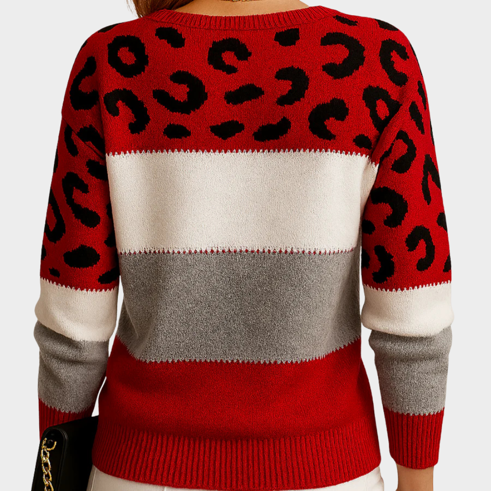 Zaya | Suéter Estampado Leopardo