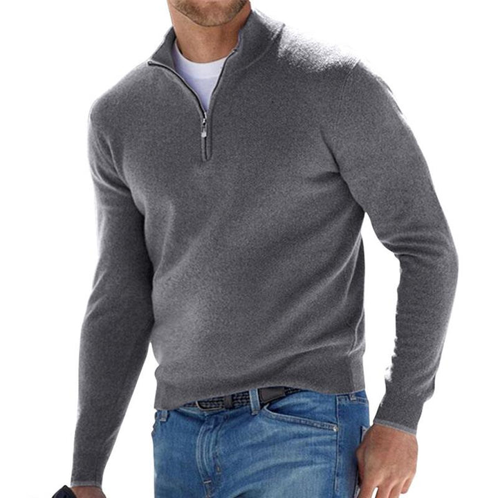Erik – Suéter premium con cremallera