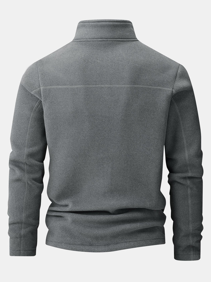 Sudadera Polar con Cremallera de un Cuarto