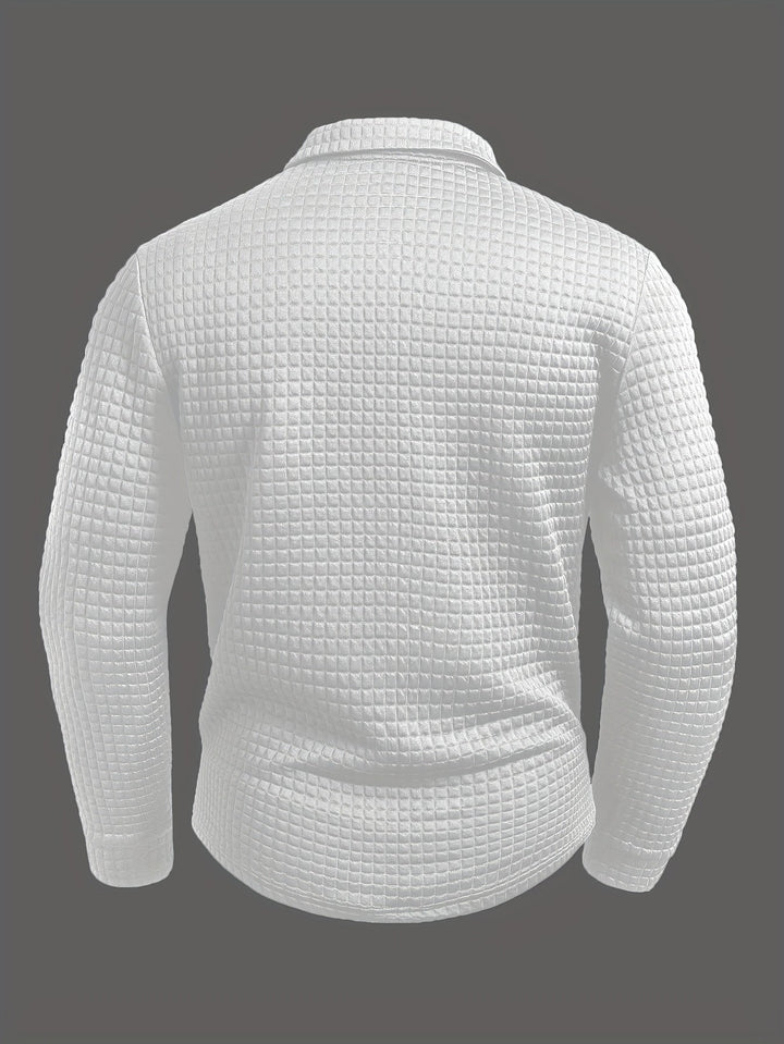 Juergen - Camisa Casual de Manga Larga con Botones