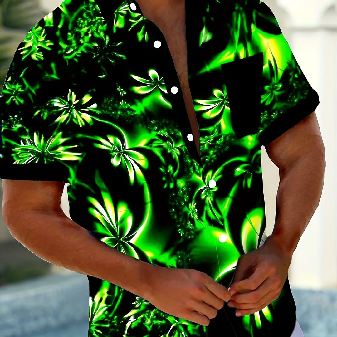 Jacob - Camisa floral de verano para hombre