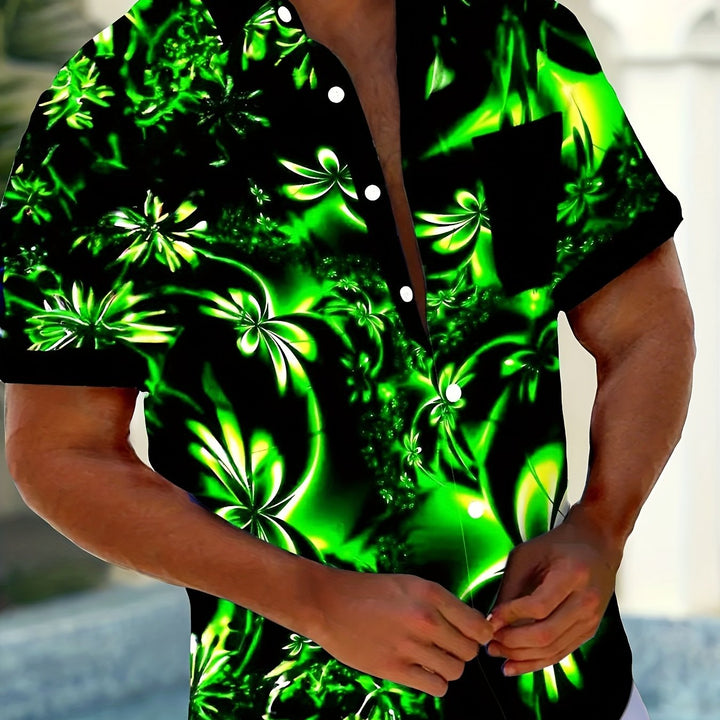 Jacob - Camisa floral de verano para hombre