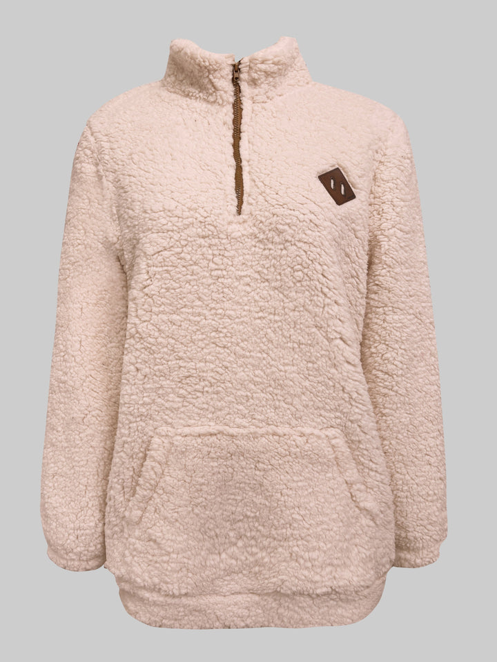 Willemien - Sudadera de Forro Polar con Cremallera y Manga Larga