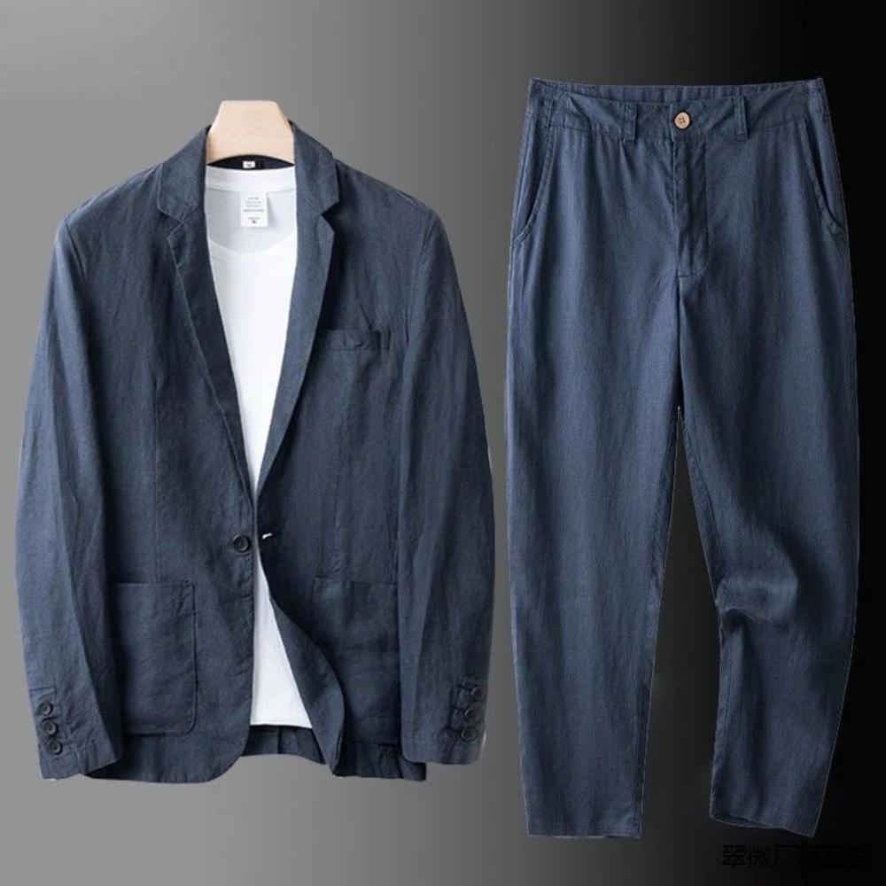Conjunto elegante de lino