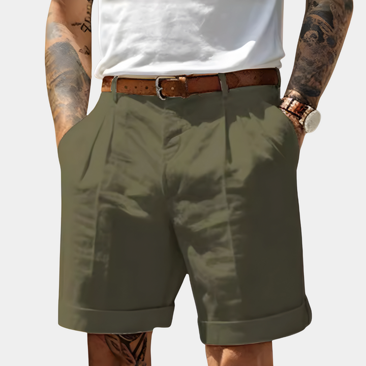Bermudas de algodón para hombre