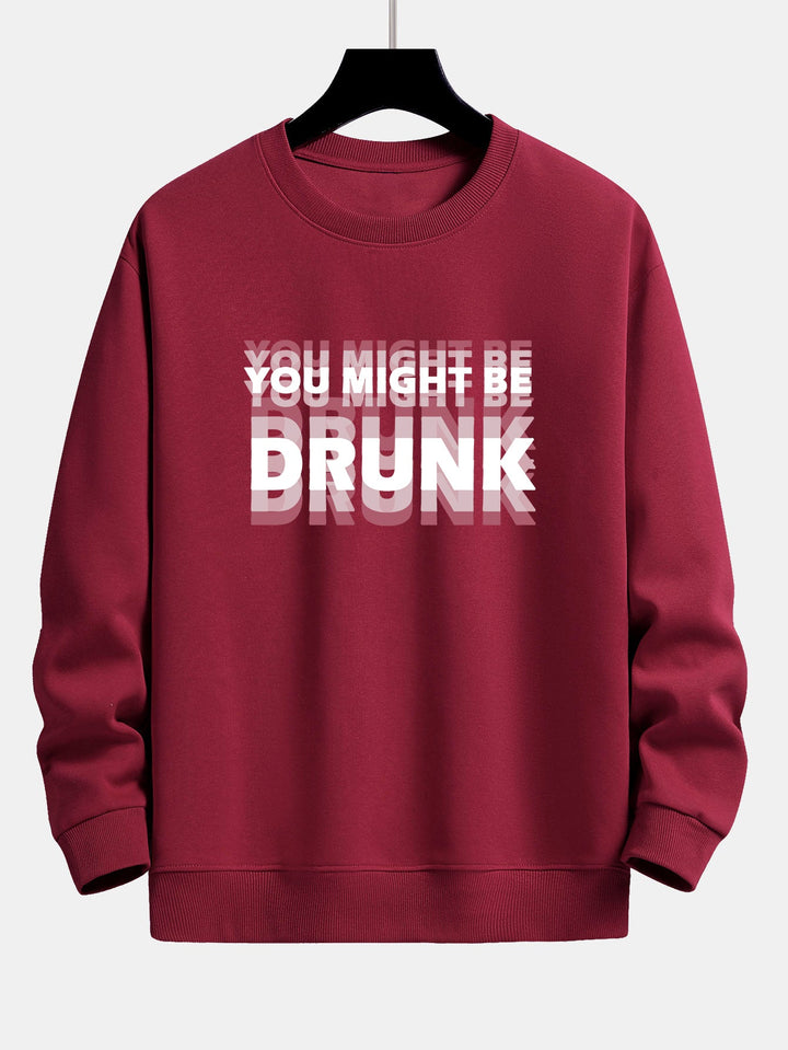 Sudadera de Corte Relajado con Estampado