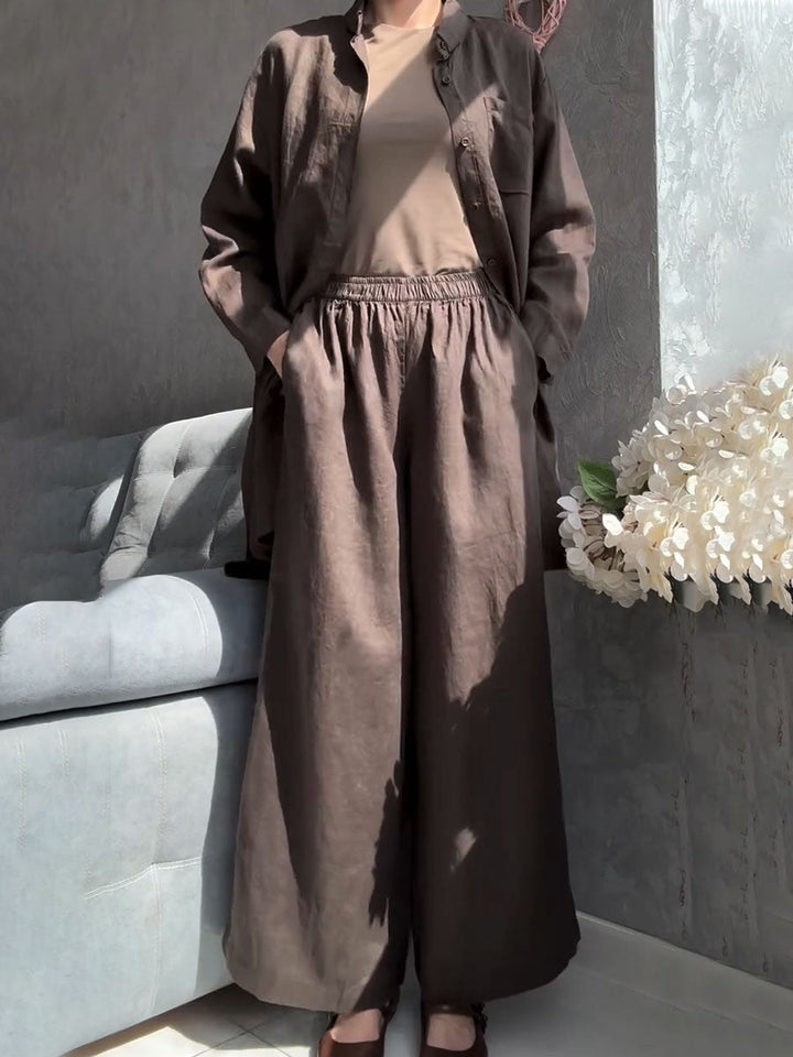 Conjunto de lino de 2 piezas Amani