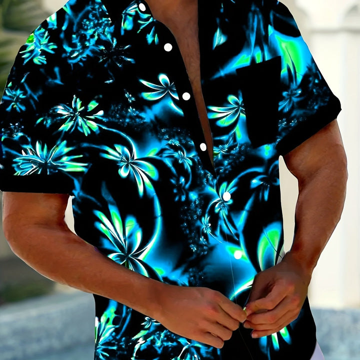 Jacob - Camisa floral de verano para hombre
