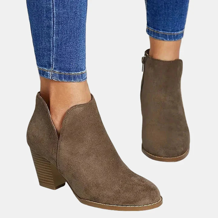 Hailey | Botines de Tacón Bloque
