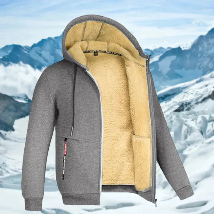 Arie - Chaqueta de invierno para hombre con capucha y forro polar