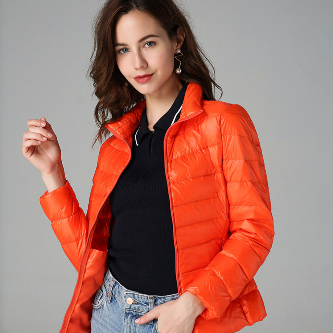 Aurora - Nueva Chaqueta Ultraligera con Plumón de Pato Blanco