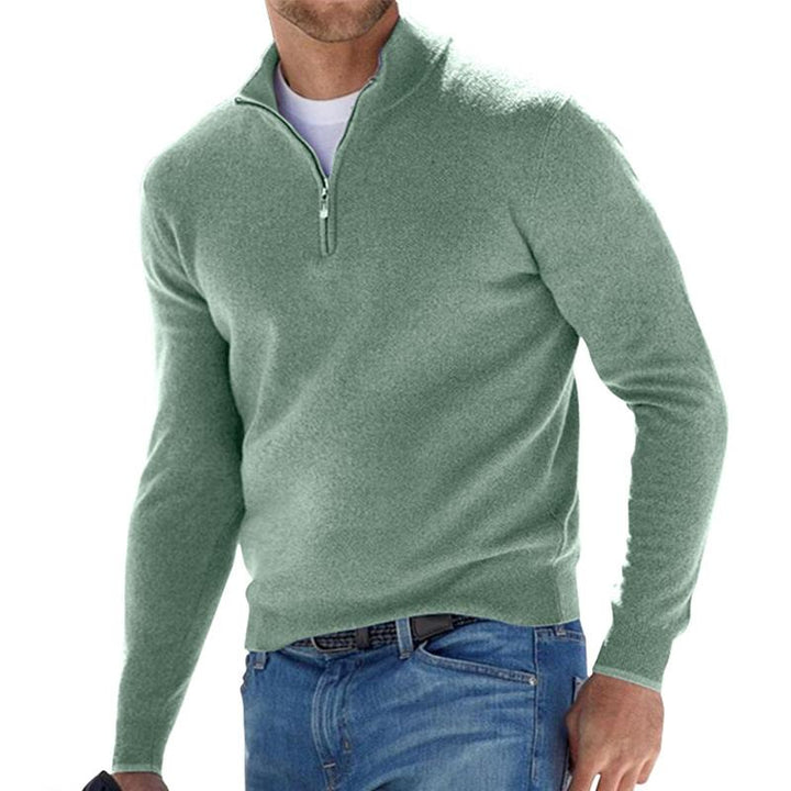 Erik – Suéter premium con cremallera