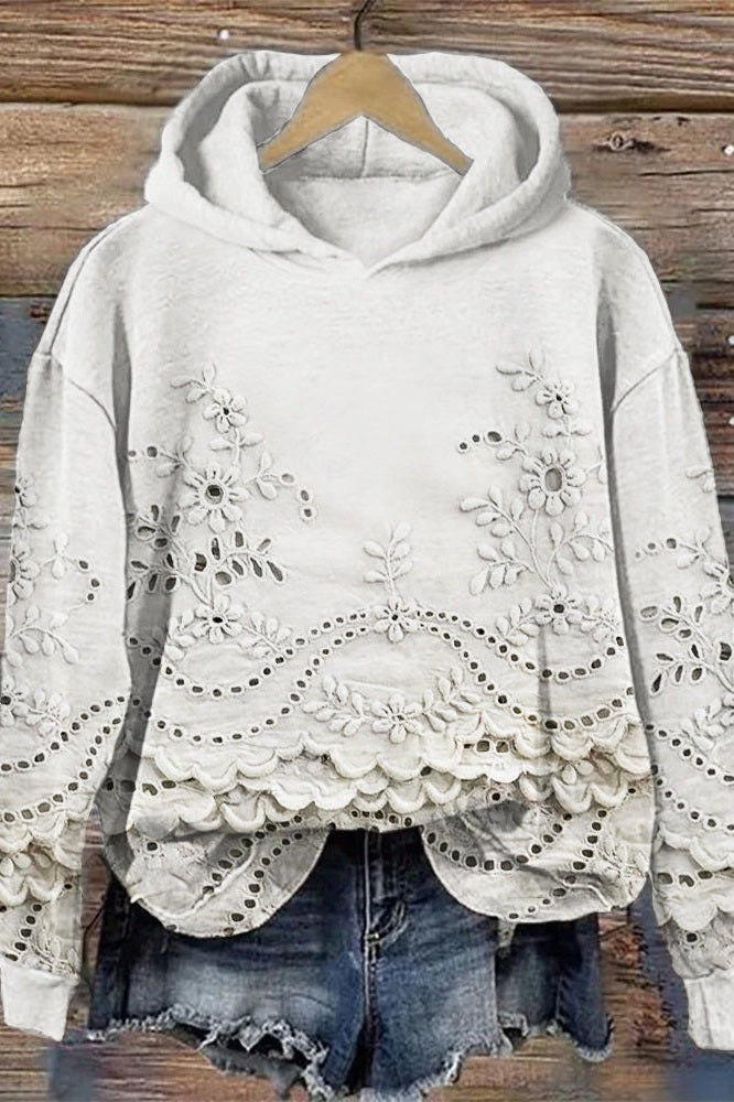 Sudadera con capucha Meadow Lace