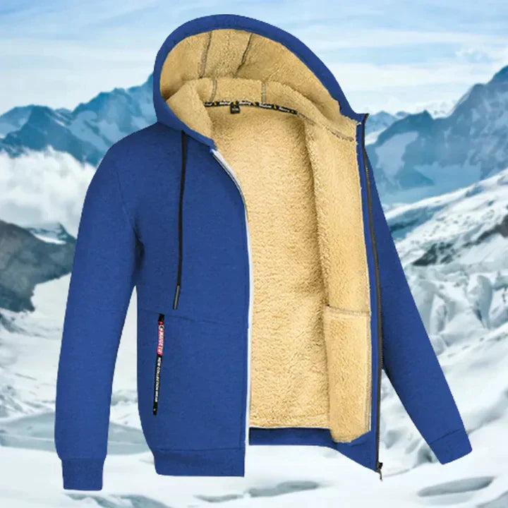 Arie - Chaqueta de invierno para hombre con capucha y forro polar