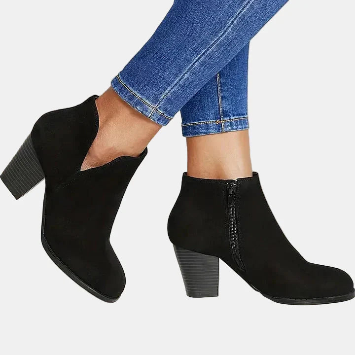 Hailey | Botines de Tacón Bloque