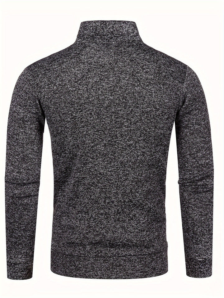 Grzegorz – Chaqueta de Punto de Manga Larga con Cremallera