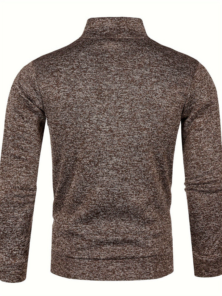 Grzegorz – Chaqueta de Punto de Manga Larga con Cremallera