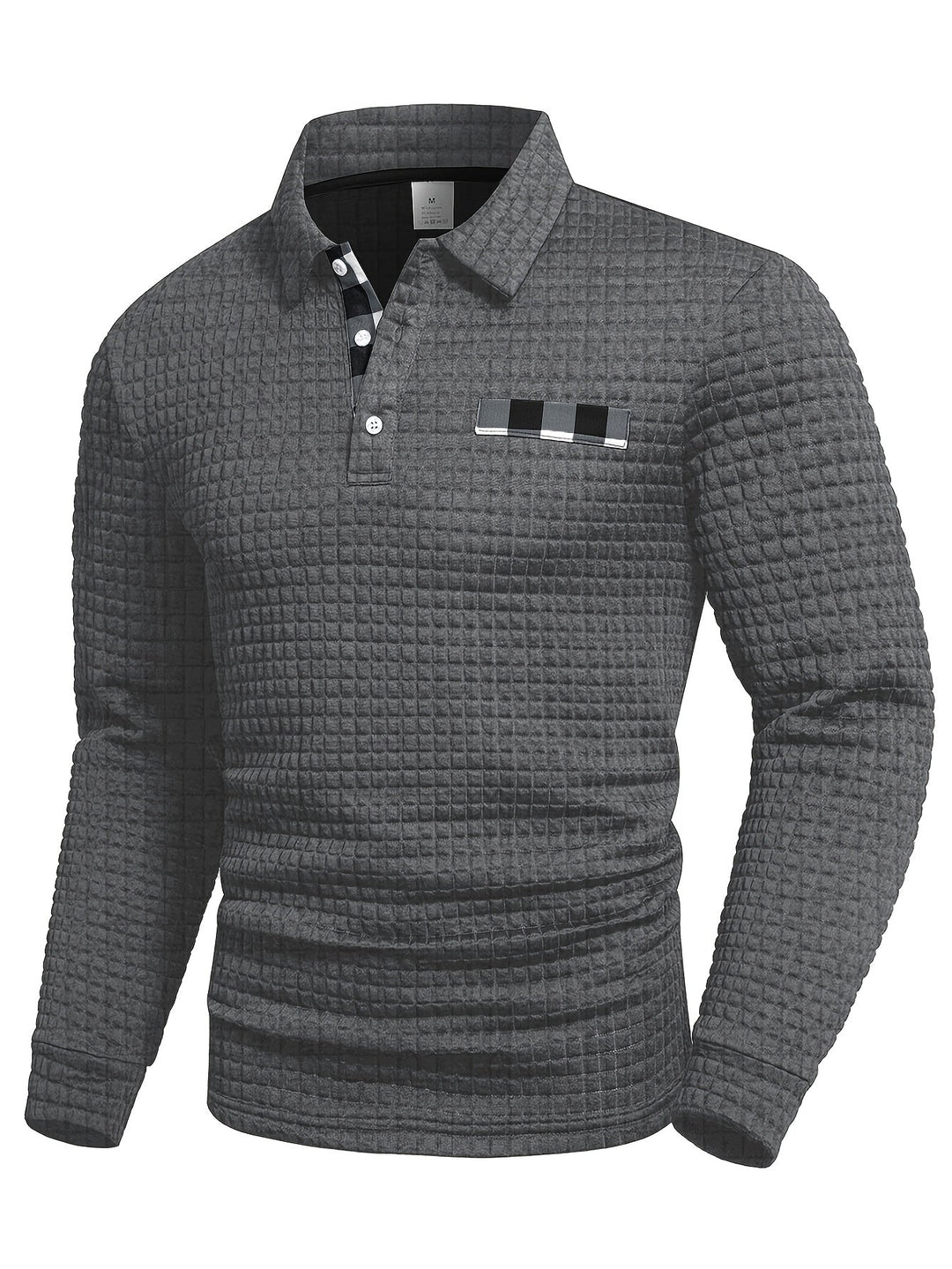 Juergen - Camisa Casual de Manga Larga con Botones