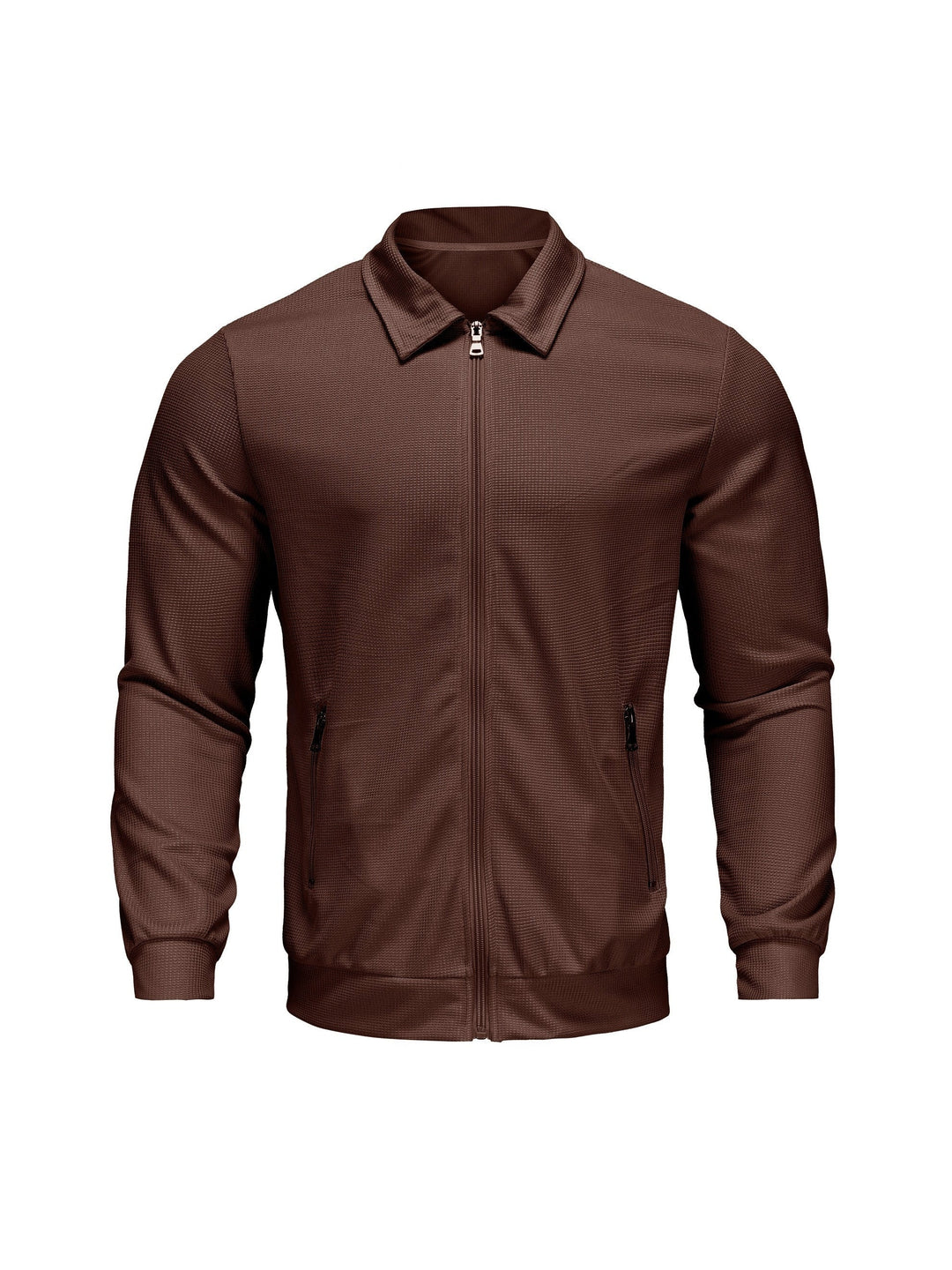 Marvin – Chaqueta Casual de Poliéster con Cierre