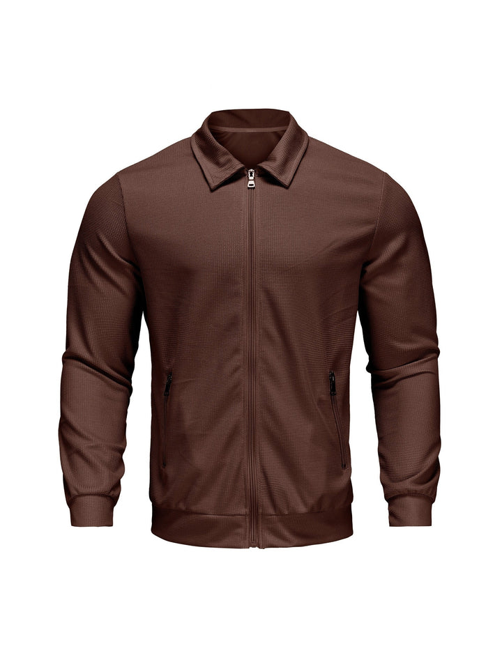 Marvin – Chaqueta Casual de Poliéster con Cierre